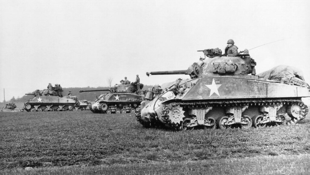 The Sherman tank, officially known Medium Tank, M4. 