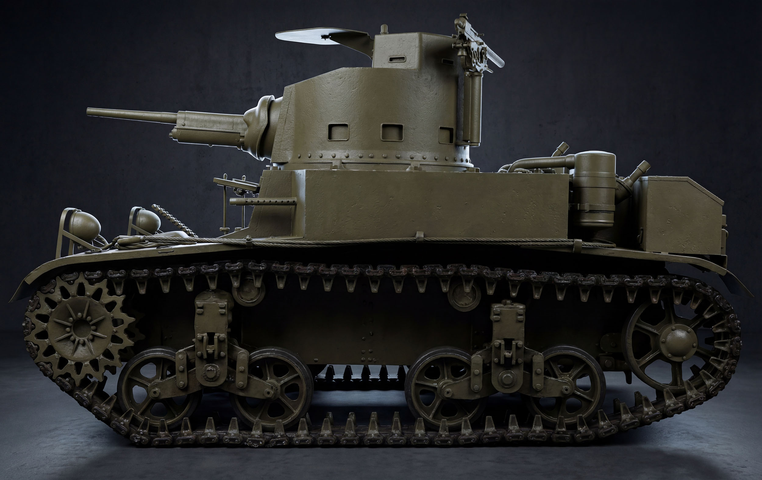 Tank, Light, M2A4 - Mechanographia